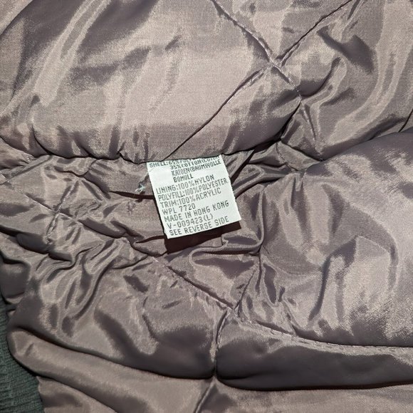 VINTAGE Gray Puffer Jacket MEN - Super Warm - Campus Brand - Picture 5 of 7